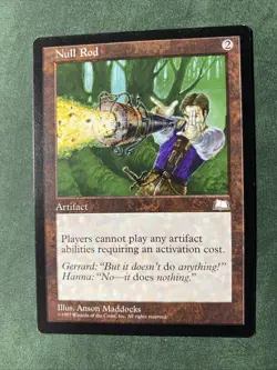 Null Rod - Weatherlight - NM/Near Mint - MTG - Magic The Gathering - Image 1