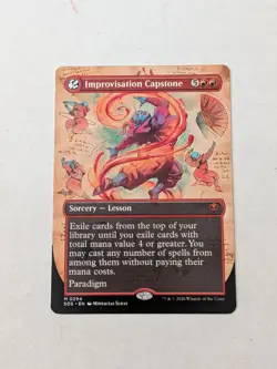 Improvisation Capstone (Borderless) Secrets of Strixhaven Regular - Image 1