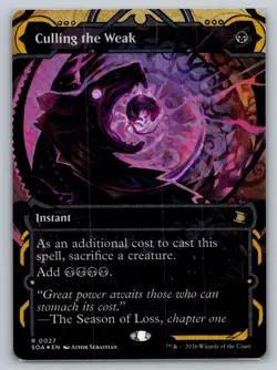 Culling the Weak Secrets of Strixhaven: Mystical Archive Foil - Image 1