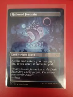 Magic The Gathering Hallowed Fountain (Borderless) Lorwyn Eclipsed Regular - Image 2