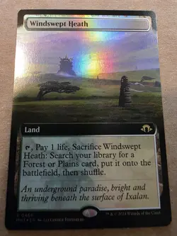 Windswept Heath - Foil (Extended Art) Modern Horizons 3 - Mtg - Image 1