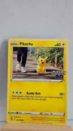 Pikachu [LP] - Pokemon TCG Pokemon Go 027/078 [Common] - Image 1