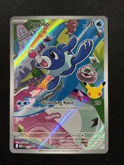 Popplio Holo Promo ME: Mega Evolution Promo 045 Pokemon NM - Image 1