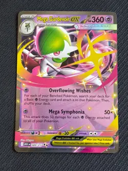 Pokemon TCG Mega Gardevoir EX Ascended Heroes Double Rare 089/217 - Image 1
