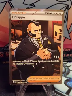 Pokemon Philippe 110/086 Chaos Rising Full Art Trainer Ultra Rare Holo 🔥🔥🔥 - Image 1