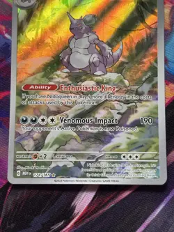 Pokemon TCG Nidoking Scarlet & Violet-151 174/165 Holo Illustration Rare - Image 4