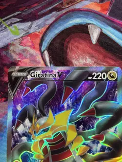 Giratina V 185/196 Lost Origin Holo Rare Pokemon Card NM - Image 3