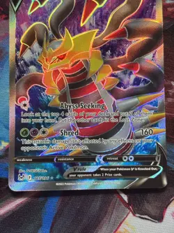 Giratina V 185/196 Lost Origin Holo Rare Pokemon Card NM - Image 4