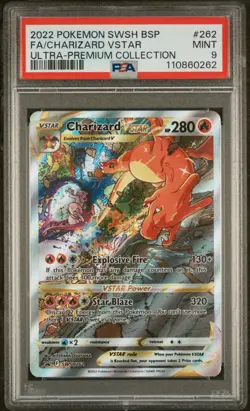 Pokemon 2022 Charizard VSTAR SWSH262 UPC Promo PSA 9 - Mint - Image 1