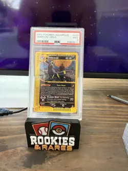 Pokemon Umbreon Aquapolis Holo Rare #H29 PSA 9 Mint Swirl! - Image 2