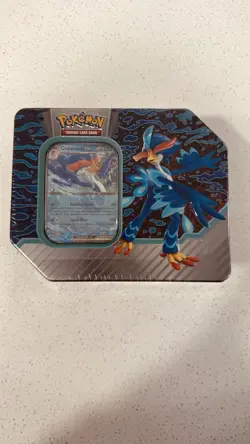Pokemon TCG Paldea Partners Tin Quaquaval ex Scarlet & Violet **SEALED/NEW** - Image 1