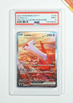 Pokemon PSA 9 Latias Ex #239 SSP IT Special Illustration Rare 2024 Italiano - Image 1