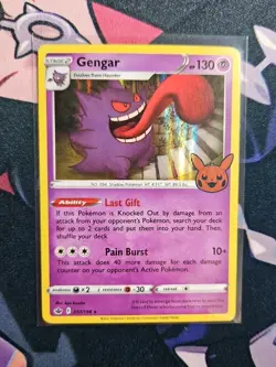 Pokemon TCG Gengar Promo (Trick or Trade Halloween) 057/198 NM - Image 1