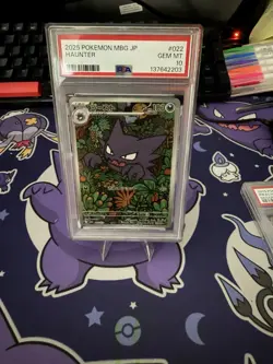 Pokemon Haunter Mbg Mega Starter Set Art Rare Holo JP 022/021 PSA 10 2025 - Image 1