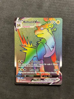 Pokemon TCG Boltund Vmax 267/264! NM Condition! See Description! - Image 1