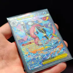 Mega Greninja EX 116/086 Chaos Rising Secret Rare Holo Full Art English 350 HP - Image 2