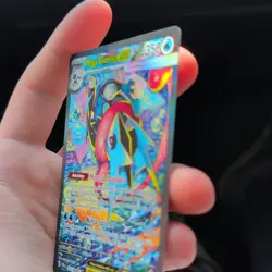 Mega Greninja EX 116/086 Chaos Rising Secret Rare Holo Full Art English 350 HP - Image 4