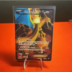 Pokemon TCG Charizard EX Full Art Holo Card 100/106 Flashfire Ultra Rare - Image 1