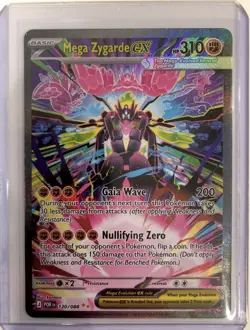 Pokemon Perfect Order Mega Zygarde EX 120/88 Special Illustration Rare NM - Image 1