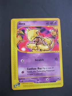 **NM -ABRA # 93/165** POKEMON EXPEDITION base -basic 2002 E-READER / H.KUSAJIMA - Image 1