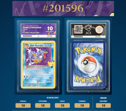 Pokemon TCG Dark Gyarados 8/82 Celebrations ACE 10 PERFECT SUBS - Image 3