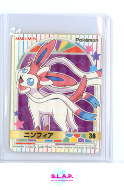 SYLVEON POKEMON 36 2024 MARUMIYA STICKER HOLO JAPANESE - Image 1