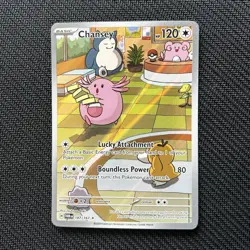 Pokemon Chansey 187/167 Sv06 Twilight Masquerade Illus Rare Holo - Image 1