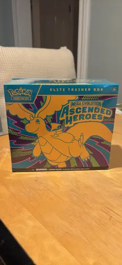 Pokemon TCG Elite Trainer Box Mega Evolution Ascended Heroes Sealed English (1) - Image 1