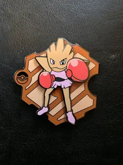 Hitmonchan 151 Pokemon Journey Puzzle Fridge Magnet S-Chinese Offical New - Image 1