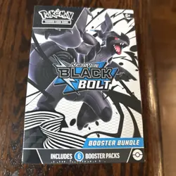Pokemon TCG Scarlet & Violet Black Bolt Booster Bundle Box - 6 Packs English - Image 1