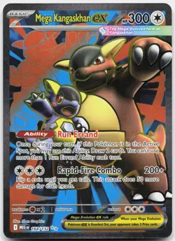 Mega Kangaskhan ex 164/132 Ultra Rare Mega Evolution Pokemon Near Mint - Image 1