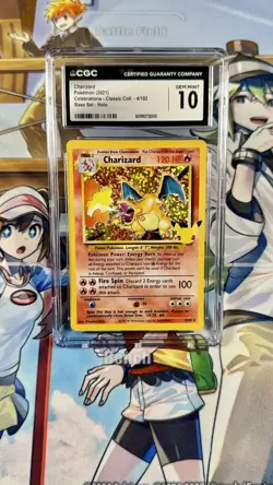 2021 Pokemon - Charizard #4 CGC 10 Celebrations Classic Collection - Image 1