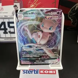 Pokemon TCG Mew VMAX 114/264 Fusion Strike Full Art Holo Ultra Rare 310 HP - Image 1