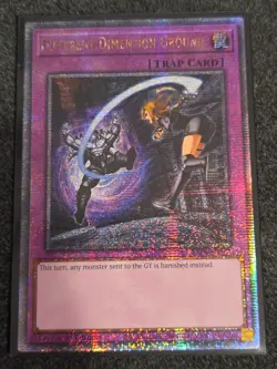 Yu-Gi-Oh! Different Dimension Ground Quarter Century Secret RA04-EN101 1st Ed Nm - Image 1
