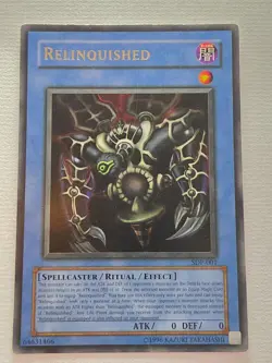 RELINQUISHED SDP-001 YU-GI-OH 2003 WJB0416 - Image 1