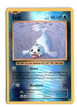 SEEL 28/108 XY EVOLUTIONS REVERSE HOLO POKEMON TCG NM-LP - Image 1