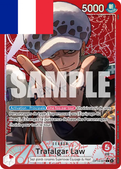 One Piece Card Game ! Trafalgar Law OP14-001 (AA) - Francais ! - Image 1