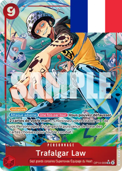 One Piece Card Game ! Trafalgar Law OP14-009 (AA) - Francais ! - Image 1