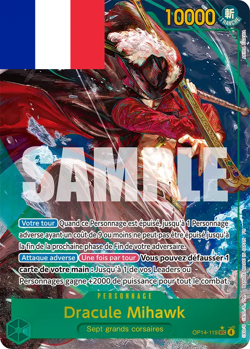 One Piece Card Game ! Dracule Mihawk OP14-119 (AA) - Francais ! - Image 1