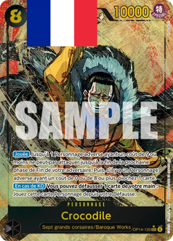 One Piece Card Game ! Crocodile OP14-120 (AA) - Francais ! - Image 1
