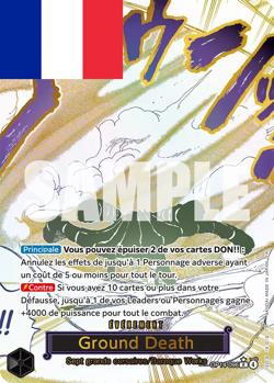One Piece Card Game ! Ground Death OP14-096 (AA) - Francais ! - Image 1