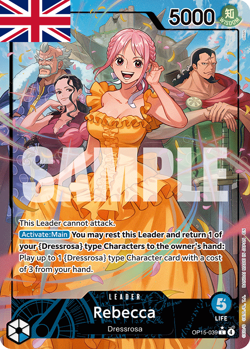 One Piece Card Game ! Rebecca OP15-039 (AA) - Anglais ! - Image 1
