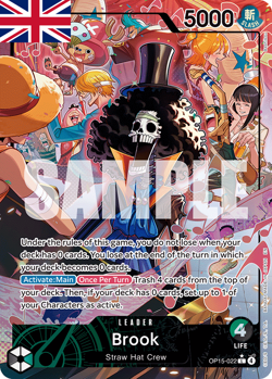 One Piece Card Game ! Brook OP15-022 (AA) - Anglais ! - Image 1
