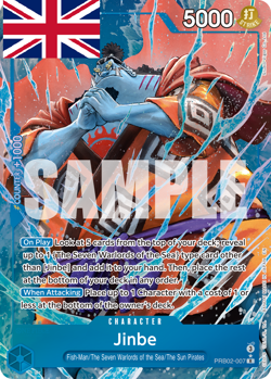 One Piece Card Game ! Jinbe PRB02-007 (AA) - Anglais ! - Image 1