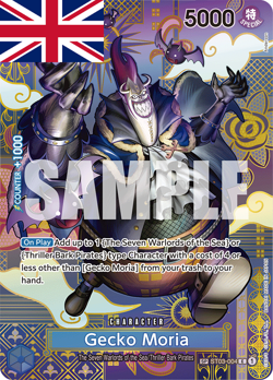 One Piece Card Game ! Gecko Moria ST03-004 (SP/OP08) - Anglais ! - Image 1