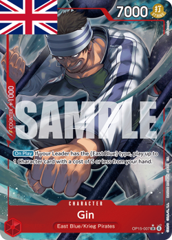 One Piece Card Game ! Gin OP15-007 (AA) - Anglais ! - Image 1