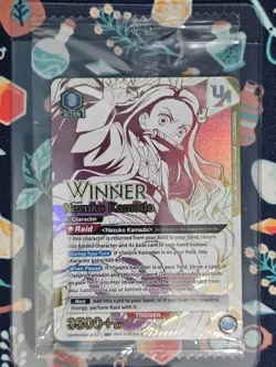 Nezuko Kamado Rare Battle Winner Promo Union Arena UEPR/KMY-3-021 NM Sealed - Image 1