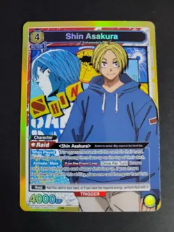 Shin Asakura 017 Super Rare Union Arena Sakamoto Days - Image 1