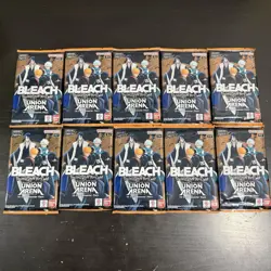 Lot of 10 Union Arena Bleach Thousand Year Blood War Booster Pack UE01BT SEALED - Image 1
