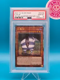 PSA 10 - 2024 Yu-Gi-Oh! RA03, IL BLUD, 1st Edition-Quarter Century Secret Rare - Image 1